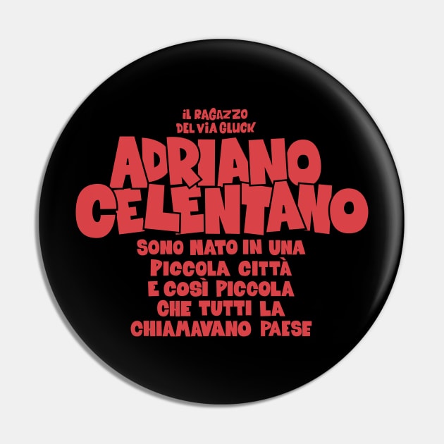 Adriano Celentano - il ragazzo del via gluck Pin by Boogosh