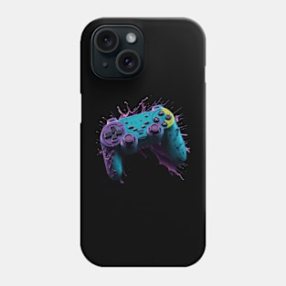 Controller paint splashed Phone Case