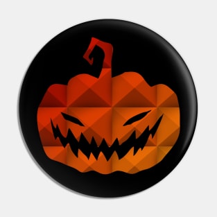 Cute pumpkin scary face Pin