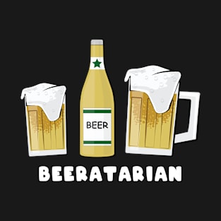 Beeratarian - Funny Beer Saying T-Shirt