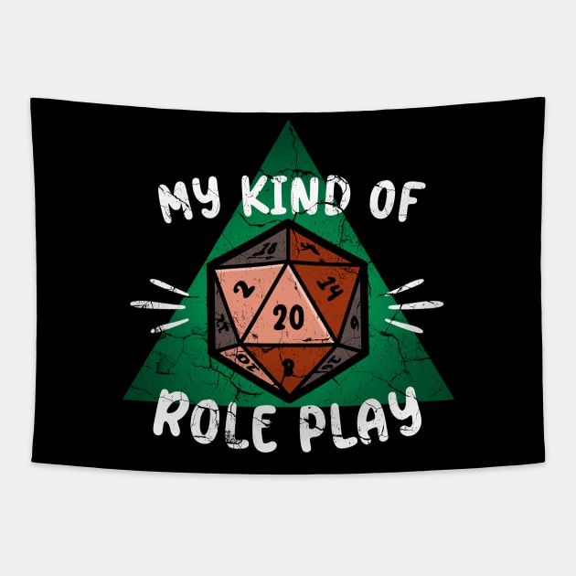 My Kind of Role Play Tapestry by Lunch Bag Tees