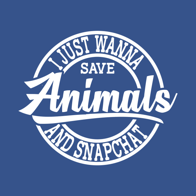 Snap chat and Save Animals by Positivevibe