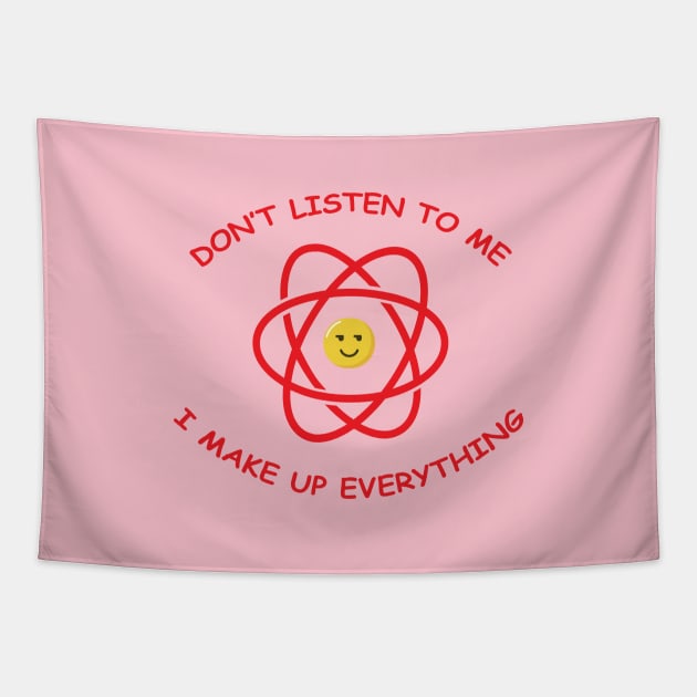 Never Trust an Atom Tapestry by JevLavigne