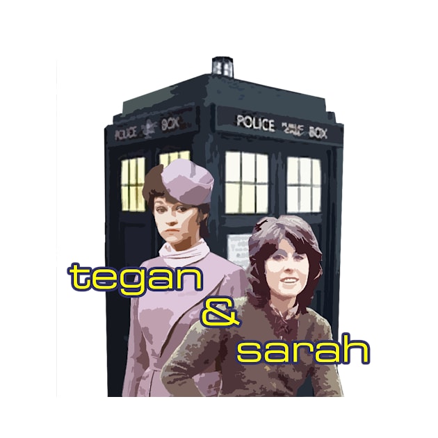 DOCTOR WHO SHIRTS Tegan & Sarah TARDIS by FrenkMelk