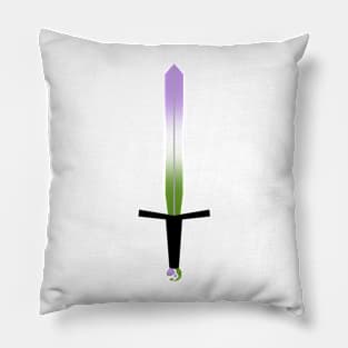 Genderqueer Sword Pillow