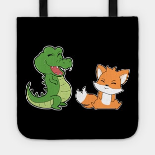 Crocodile and Fox Tote