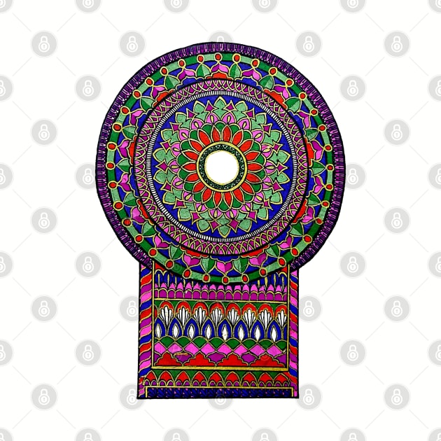 Church Plan Mandala by designsbygulmohar