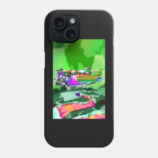 Abstract lava car Phone Case