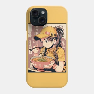 Noodle Girl # 3 Phone Case