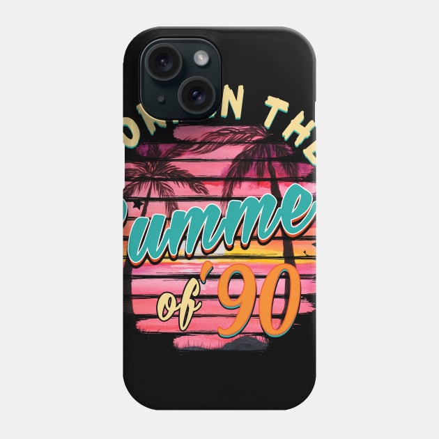 Vintage 29th Birthday Summer of 90 Birthday Phone Case by Bensonn