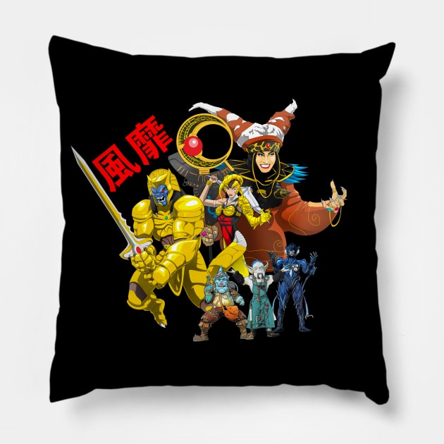 Zyuranger Bandora Conquer Pillow by CoolDojoBro