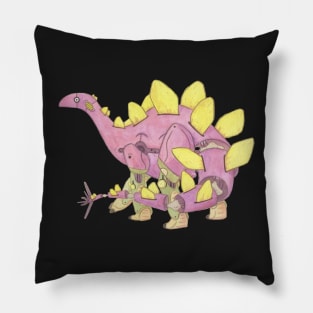 Stegosaurs Robot Pillow