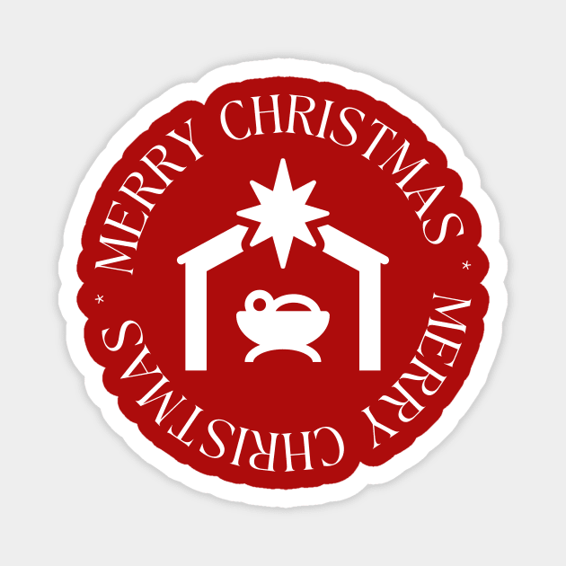 MERRY CHRISTMAS MERRY CHRISTMAS Magnet by Jedidiah Sousa