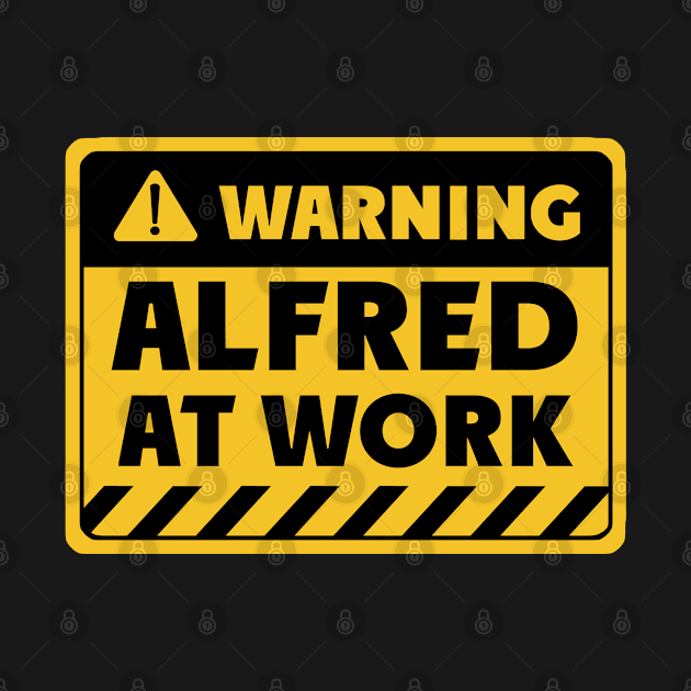 Alfred at work by EriEri