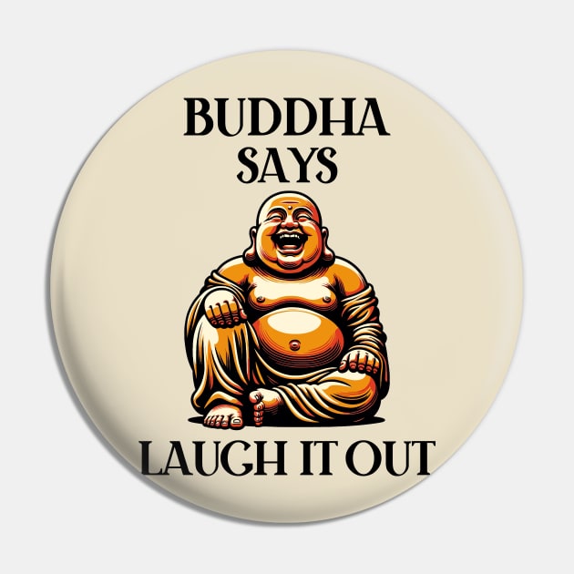 Laughing Buddha Pin by Art_Boys