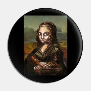 Gioconda Caricature Pin