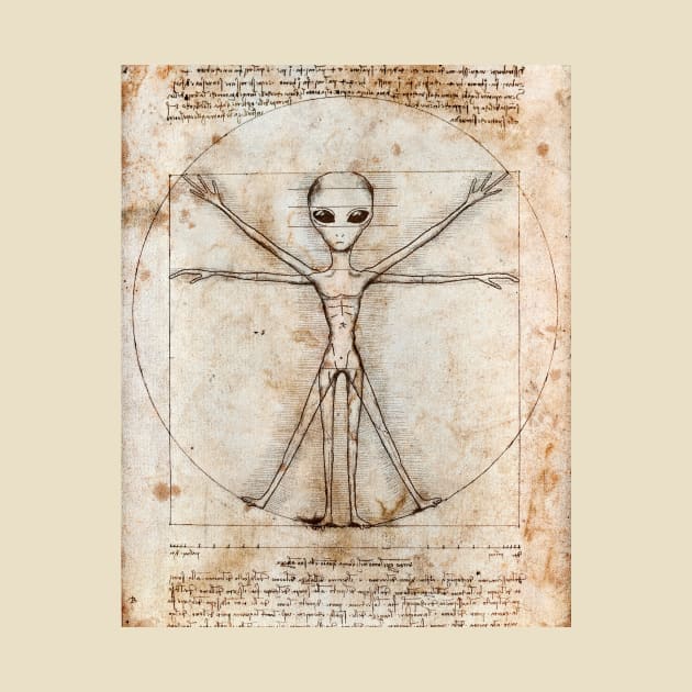 Vitruvian alien by circlestances