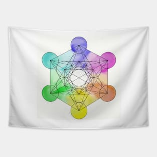 Metatron Rainbow Tapestry