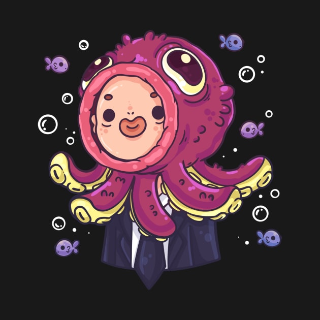 Octopus Tako Man by BiillustrationID