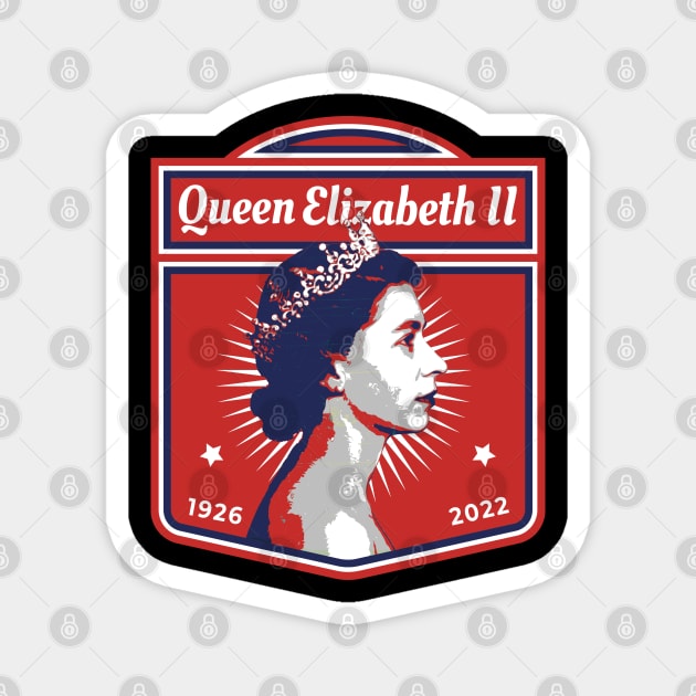 Queen Elizabeth Emblem Magnet by LAKOSH