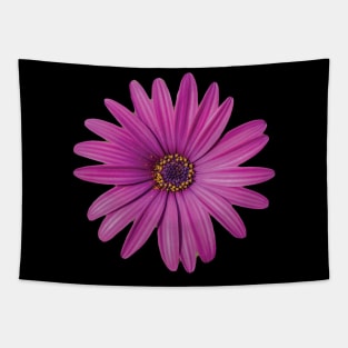 Purple African Daisy Petal Flower Tapestry