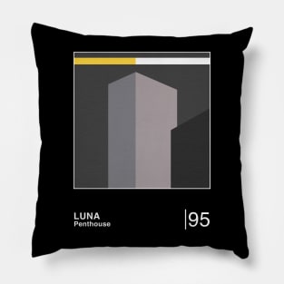 Luna // Minimalist Graphic Artwork Design Pillow