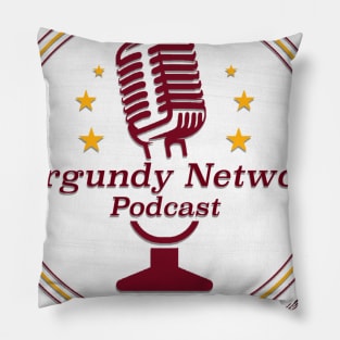 Burgundy Network Podcast Pillow