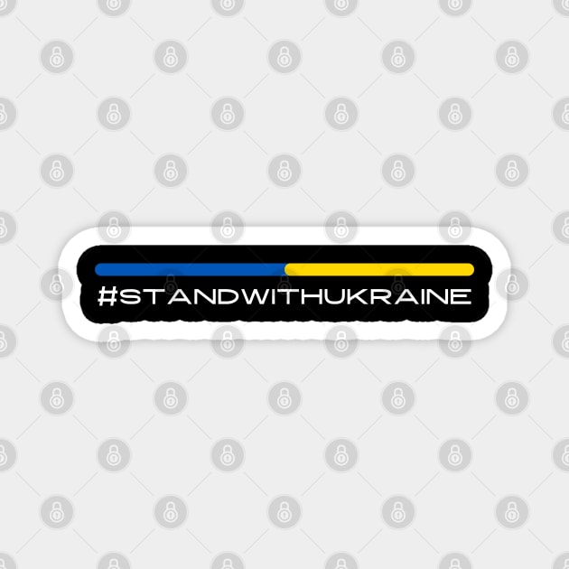 Stand With Ukraine Magnet by Creatifly Graphic Tees
