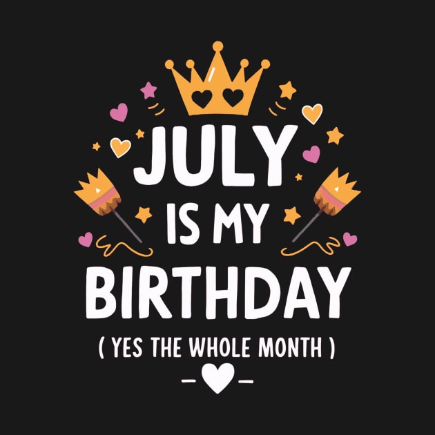 July Is My Birthday - Yes, The Whole Month by mattiet