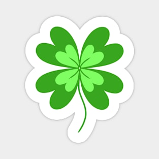 Lucky Four Leaf Clover Magnet