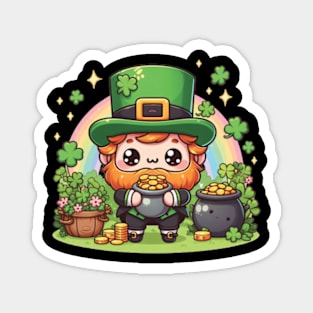 Cute Leprechaun Magnet