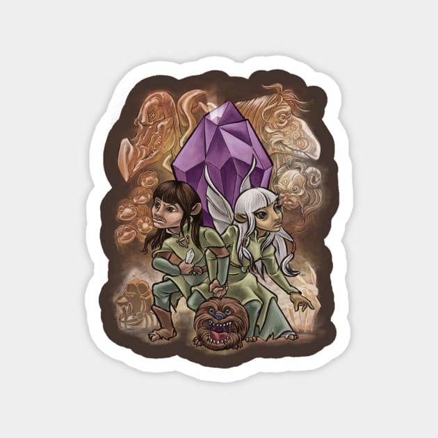 dark crystal Magnet by majanation