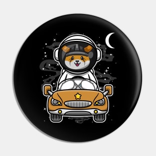 Astronaut Car Floki Inu Coin Floki Army To The Moon Crypto Token Cryptocurrency Wallet Birthday Gift For Men Women Kids Pin