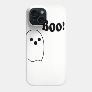 Boo! Halloween Ghost Design Mask Phone Case