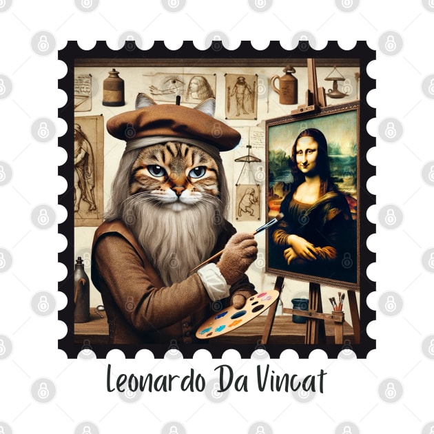 Leonardo Da Vincat by EarthisticWear