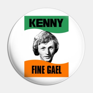 Enda Kenny / Fine Gael Retro Election Poster Pin