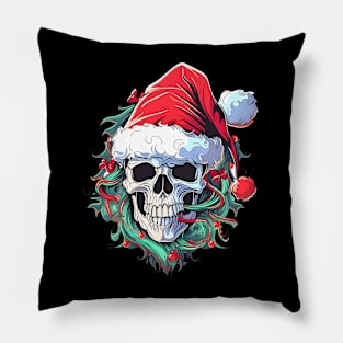 Christmas Celebration with a Skull Twist Pillow