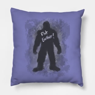 Bigfoot Flat Earther Pillow
