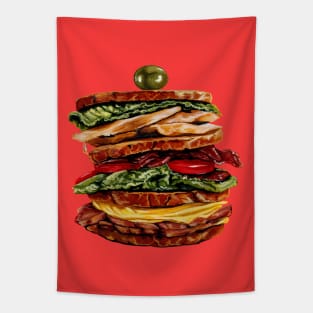 Turkey Club on Rye Tapestry