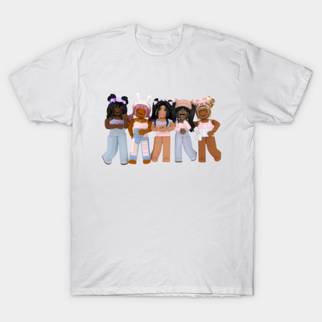 Roblox Girls Pink And Lavender Roblox T Shirt Teepublic - roblox tshirts for girls