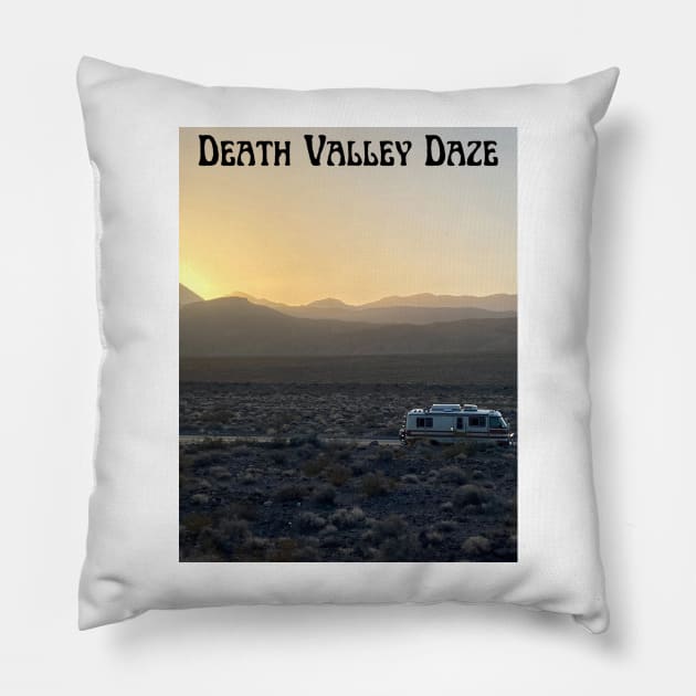 Death Valley Daze Pillow by motredlac 