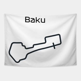 F1 baku track design Tapestry