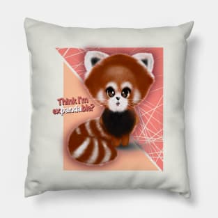 Cute red panda Pillow