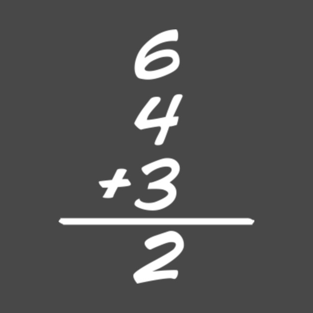 6+4+3=2 Double Play Baseball TShirt TeePublic