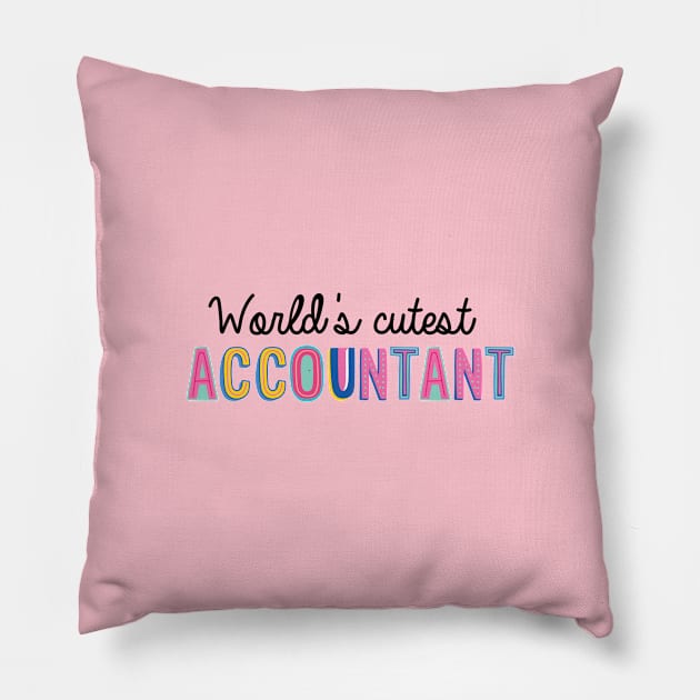 Accountant Gifts | World's cutest Accountant Pillow by BetterManufaktur