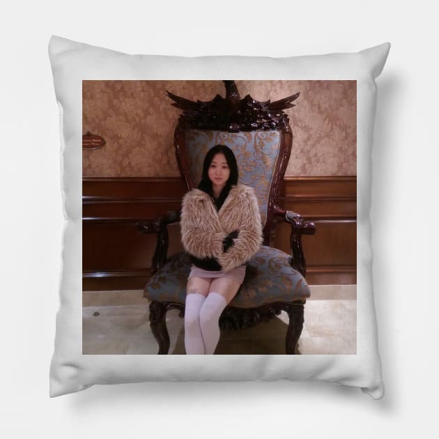 Death Grips Fashion Week Album Cover Pillow by Ac Vai