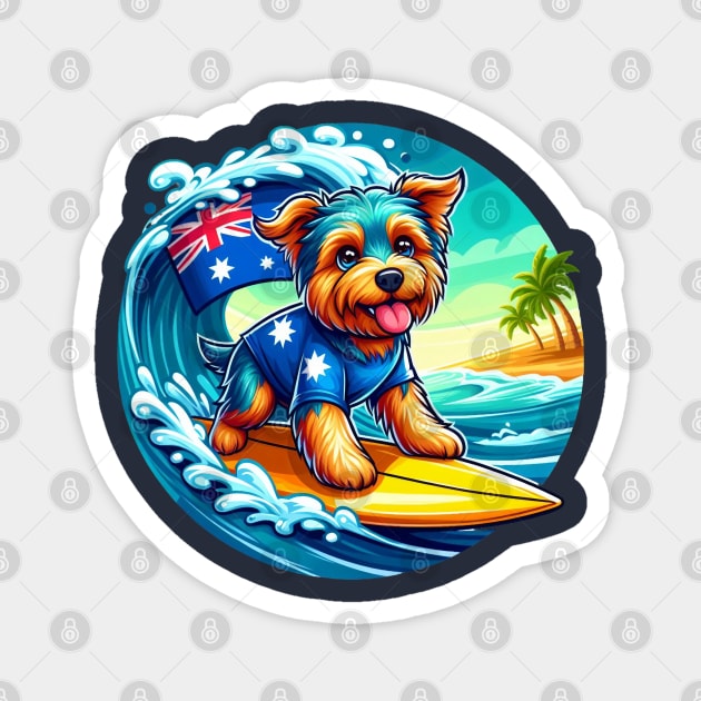 Australian Terrier Magnet by BukovskyART