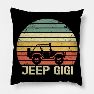 Jeep Gigi Vintage Jeep Pillow