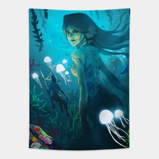 Mermaid Sighting Tapestry