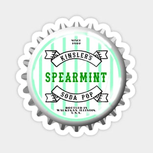 Kinsler's Spearmint Soda Pop Magnet